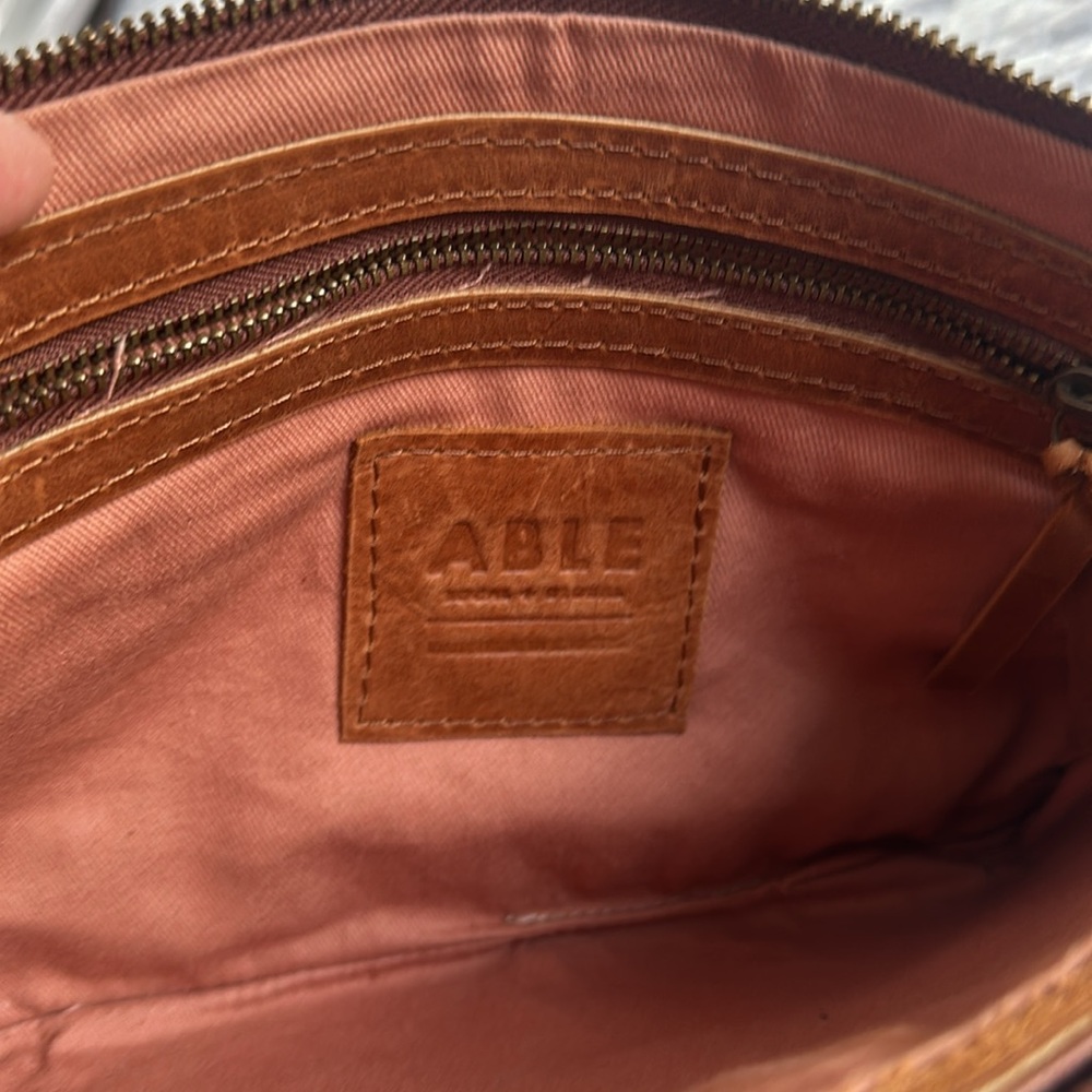 ABLE Leather Crossbody Purse - Picture 5 of 7